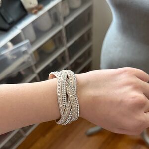 Sparkling Silver Crystal Bracelet